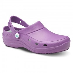 Zuecos Mujer Feliz Caminar Sirocos Violeta