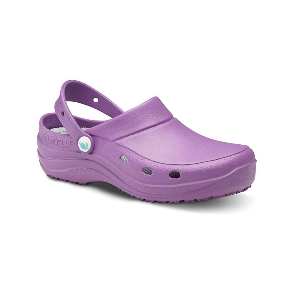 Zuecos Mujer Feliz Caminar Sirocos Violeta