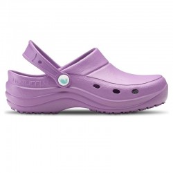 Zuecos Mujer Feliz Caminar Sirocos Violeta