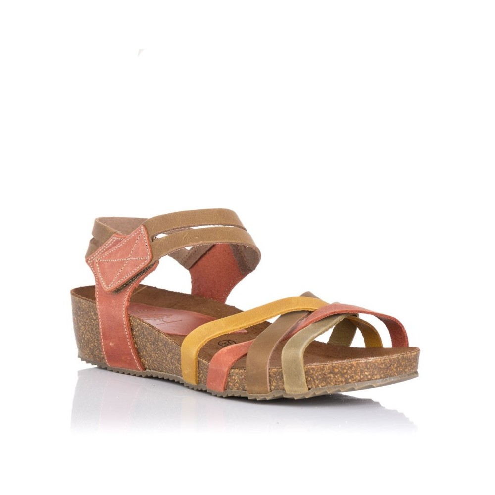 Sandalias Mujer Inter-Bios 5338 Kaki
