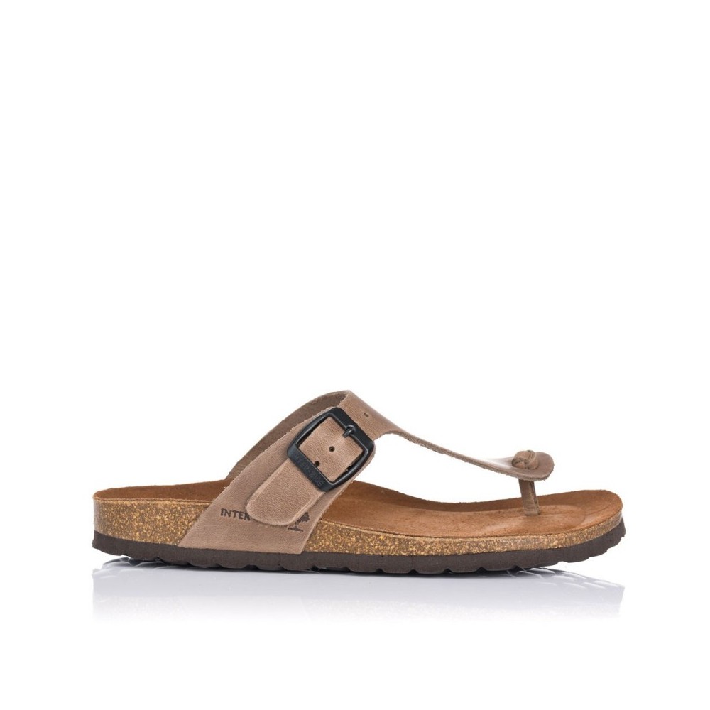 Sandalias Bio Mujer Inter-Bios 7110 Taupe