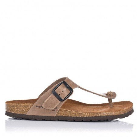Sandalias Bio Mujer Inter-Bios 7110 Taupe