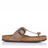 Sandalias Bio Mujer Inter-Bios 7110 Taupe