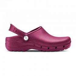 Zuecos Hombre Feliz Caminar Flotantes Burdeos