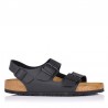 Sandalias Hombre Birkenstock Milano Negro