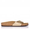 Sandalias Planas Mujer Birkenstock Madrid Oro