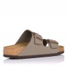 Sandalias Bio Mujer Birkenstock Arizona Gris