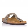 Sandalias Planas Mujer Birkenstock Gizeh Gris