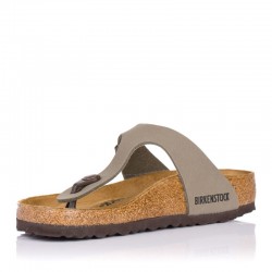 Sandalias Planas Mujer Birkenstock Gizeh Gris