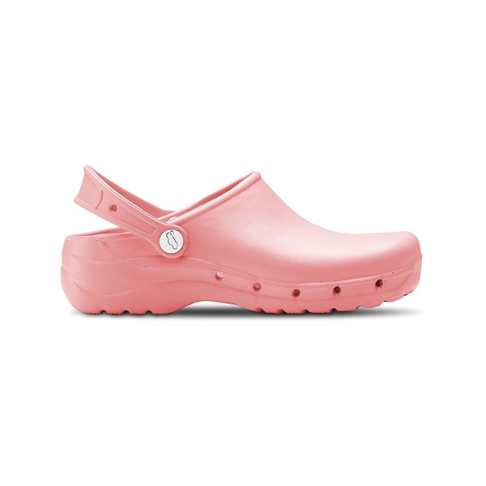 Zuecos Mujer Feliz Caminar Flotantes Coral