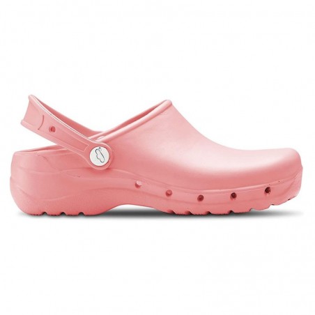 Zuecos Mujer Feliz Caminar Flotantes Coral