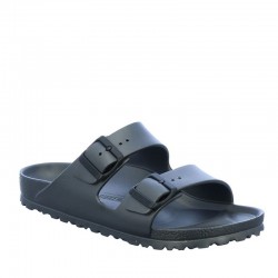 Sandalias Planas Mujer Birkenstock Arizona Eva Plomo