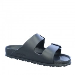 Sandalias Planas Mujer Birkenstock Arizona Eva Plomo