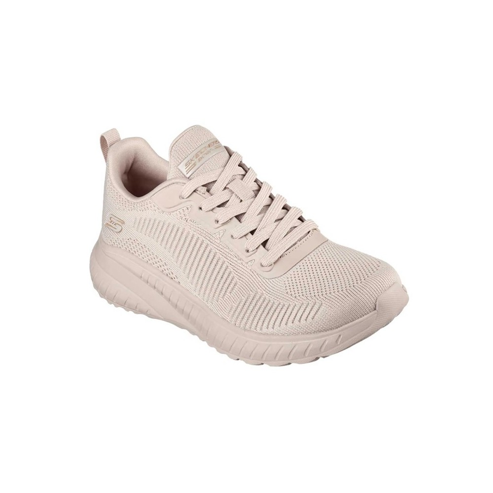 Sneakers Mujer Skechers Bobs Sport Squad Caos-Face Off Rosa