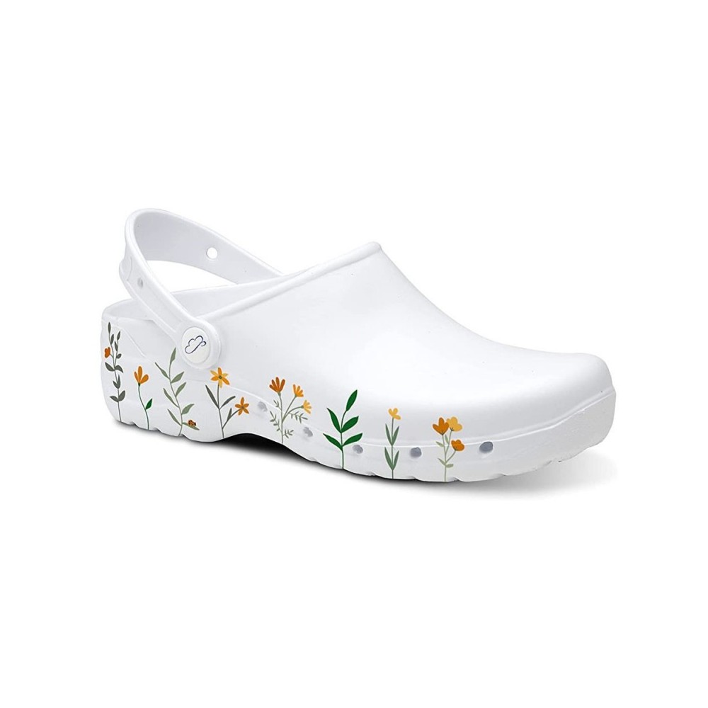 Zapatos Casual Mujer Feliz Caminar Flotantes Sprig Blanco