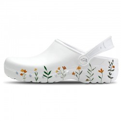 Zapatos Casual Mujer Feliz Caminar Flotantes Sprig Blanco