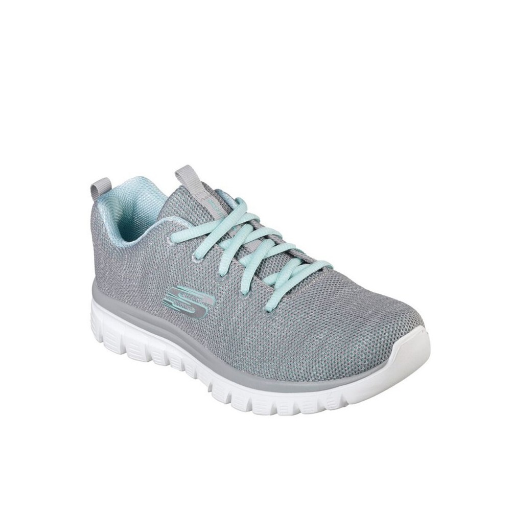 Sneakers Mujer Skechers Graceful-Twisted Fortune Gris-Gris