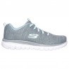 Sneakers Mujer Skechers Graceful-Twisted Fortune Gris-Gris