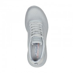 Sneakers Mujer Skechers Bobs Sport Squad Chaos-Faceoff Gris