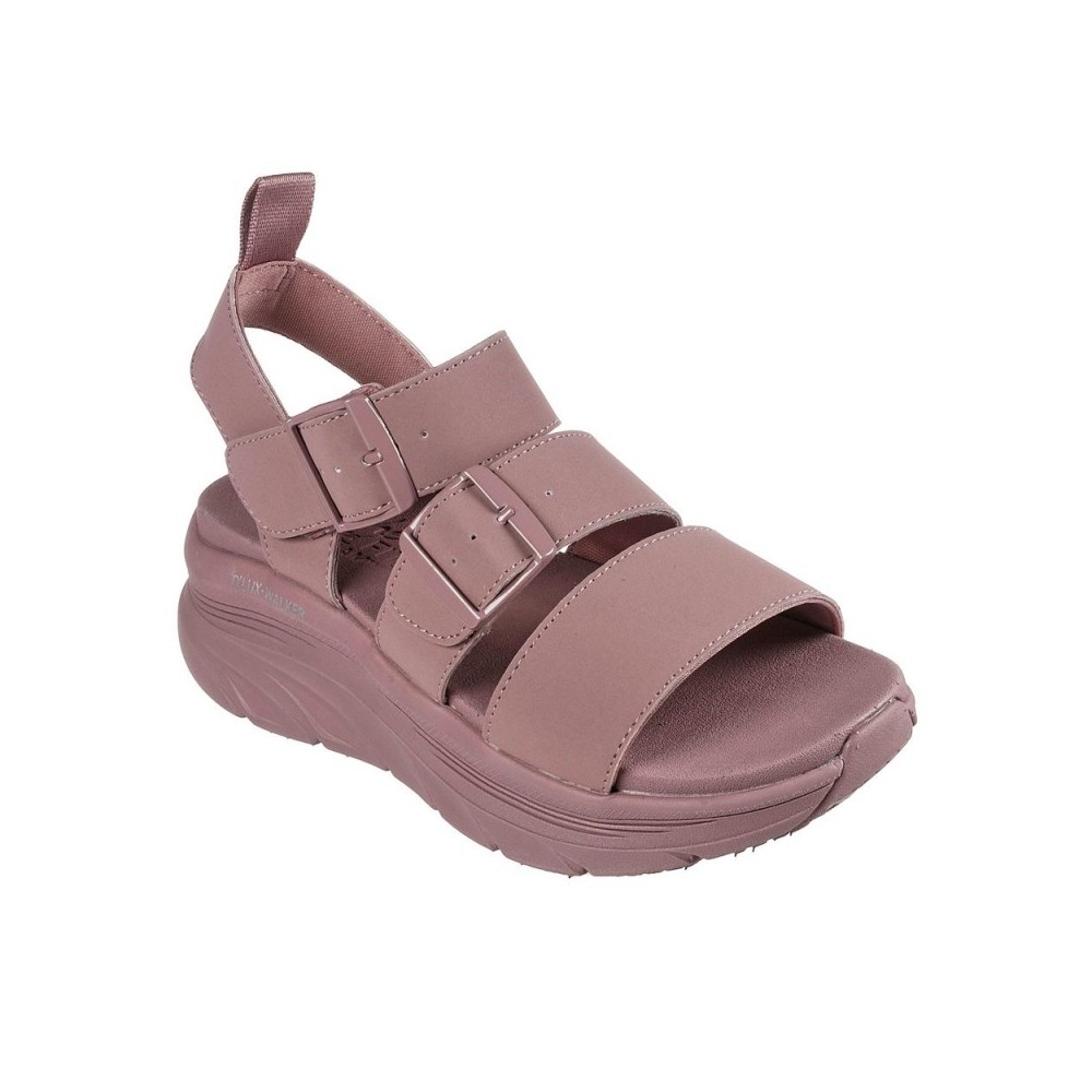 Sandalias Planas Mujer Skechers 119234 Morado