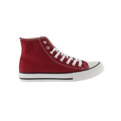 Zapatillas Lona Mujer Victoria Tribu Botín Rojo