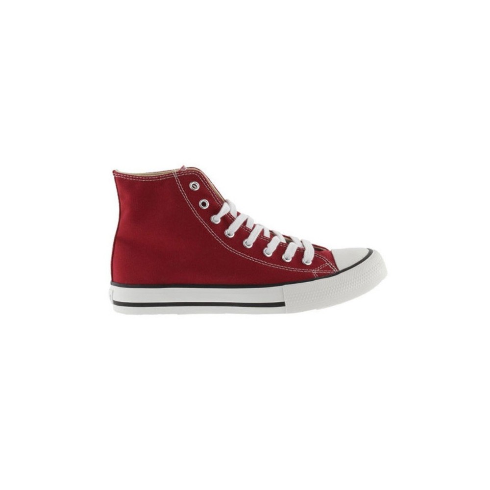 Zapatillas Lona Mujer Victoria Tribu Botín Rojo