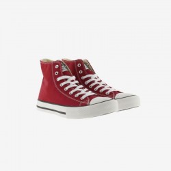Zapatillas Lona Mujer Victoria Tribu Botín Rojo
