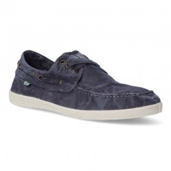 Zapatillas Lona Hombre Natural World 303E Marino