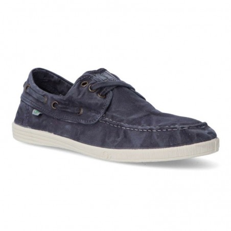 Zapatillas Lona Hombre Natural World 303E Marino