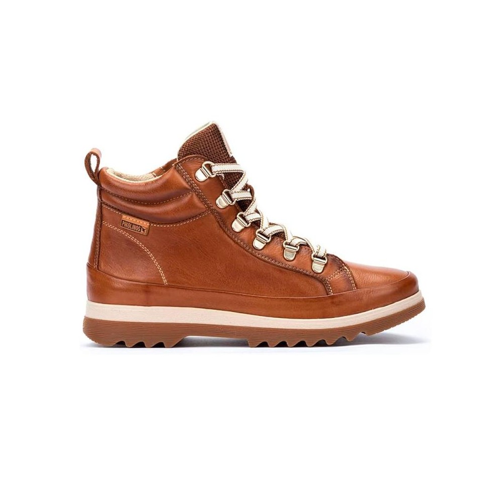 Botines Planos Mujer Pikolinos W3W-8564 Cuero