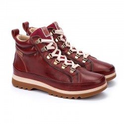 Botines Planos Mujer Pikolinos W3W-8564 Burdeos