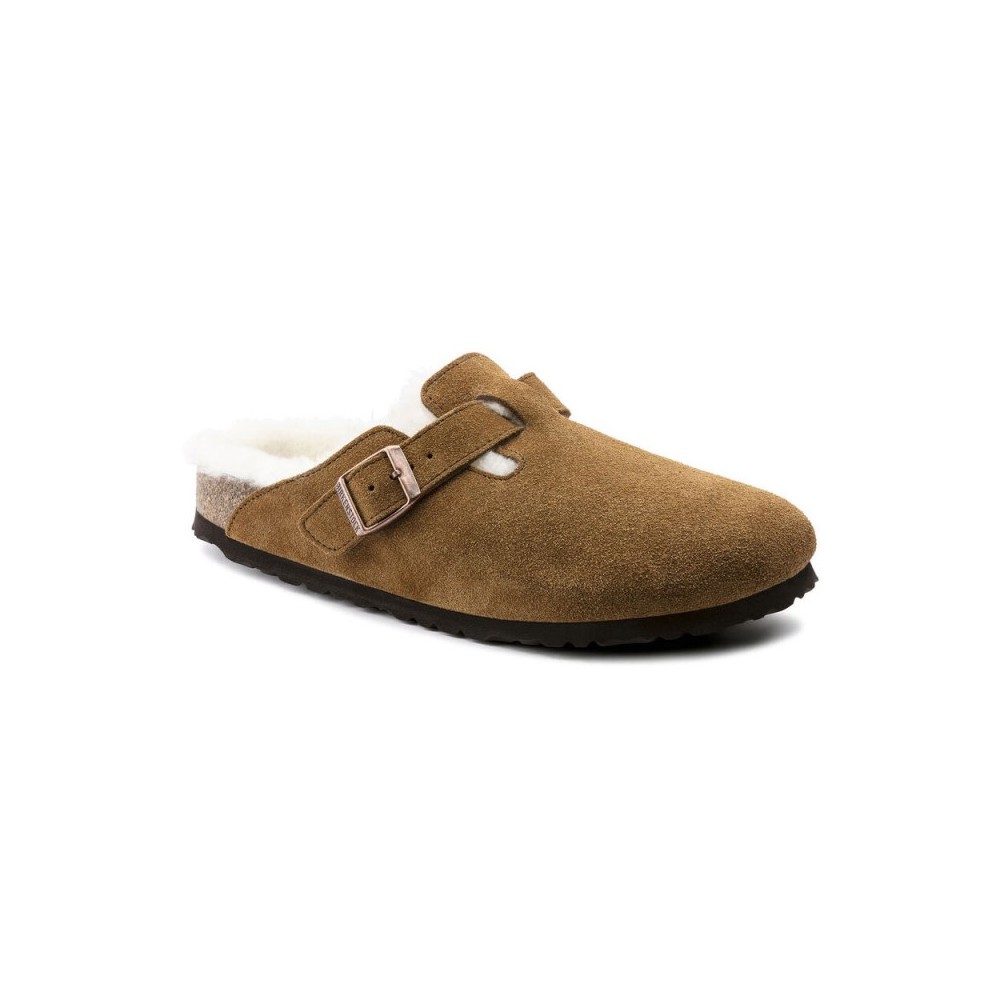 Zuecos Mujer Birkenstock Boston Cuero