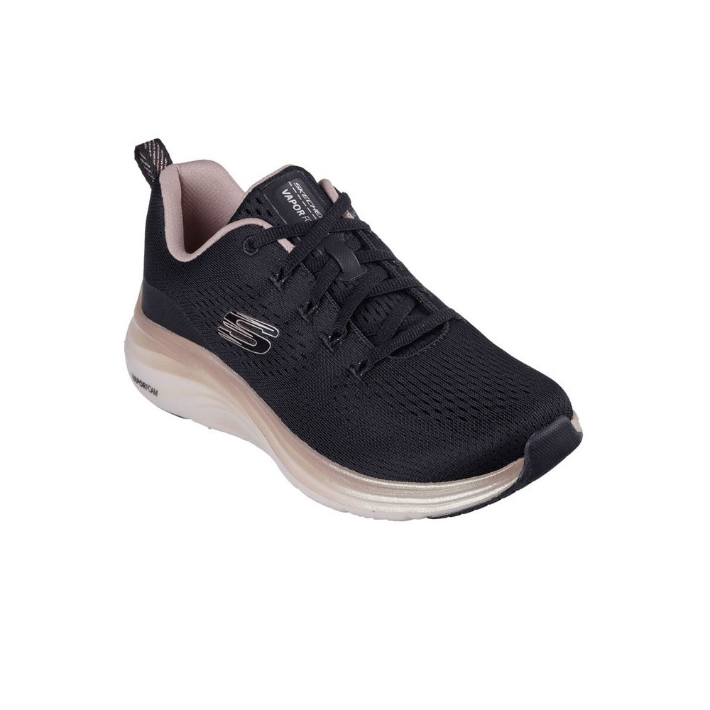 Sneakers Mujer Skechers Vapor Foam - Midnight Glimmer Negro-Oro