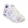 Sneakers Mujer Skechers Uno Spread The Love Blanco