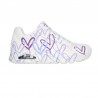 Sneakers Mujer Skechers Uno Spread The Love Blanco