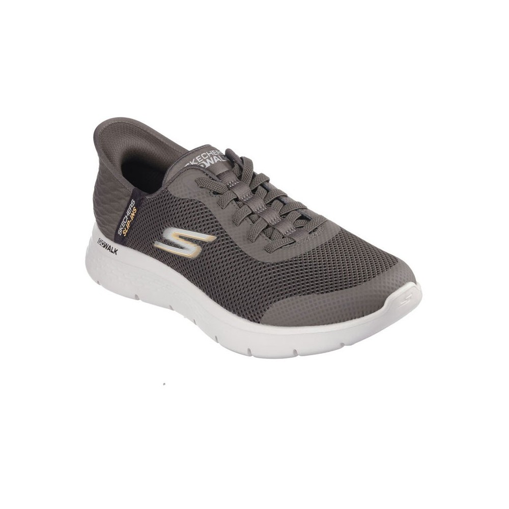 Sneakers Hombre Skechers Slip-Ins:go Walk Flex-Hands Up Gris