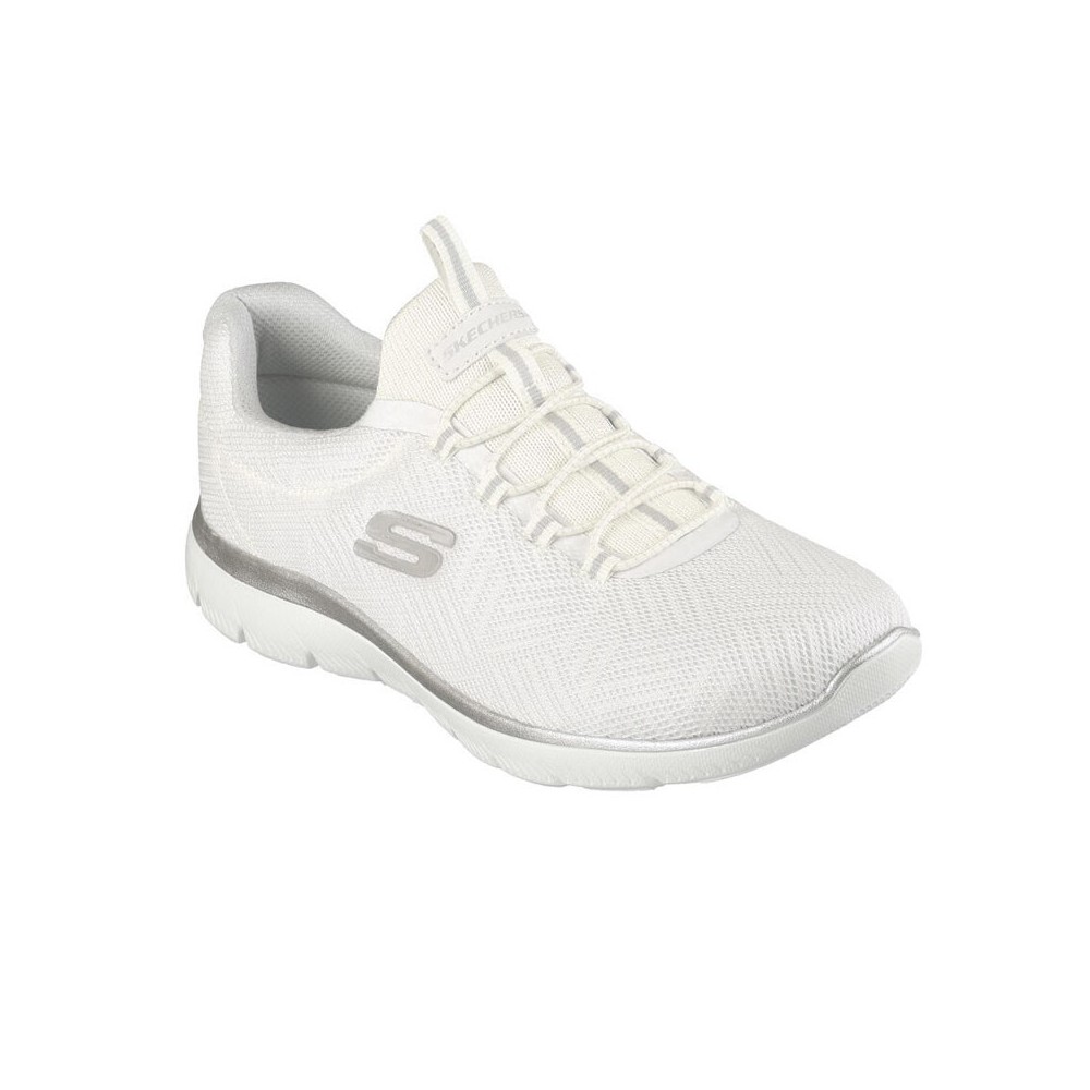 Sneakers Mujer Skechers Summits - Artistry Chic Blanco