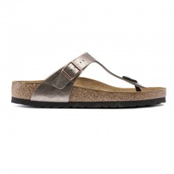 Sandalias Planas Mujer Birkenstock Gizeh Bronce