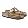 Sandalias Planas Mujer Birkenstock Gizeh Bronce