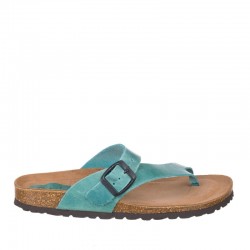 Sandalias Planas Mujer Inter-Bios 7119 Vaquero