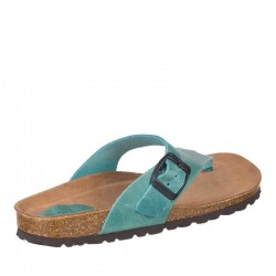 Sandalias Planas Mujer Inter-Bios 7119 Vaquero