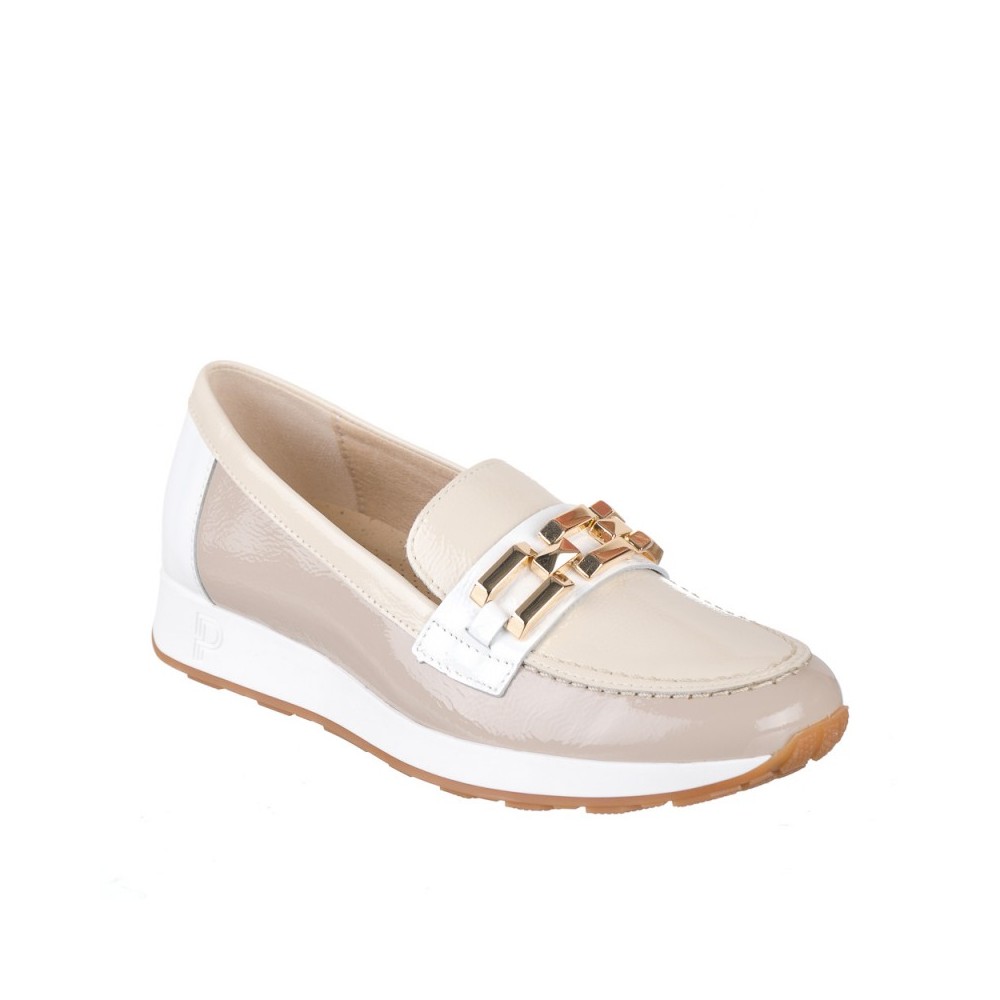 Zapatos Casual Mujer Pitillos 5675 Beig