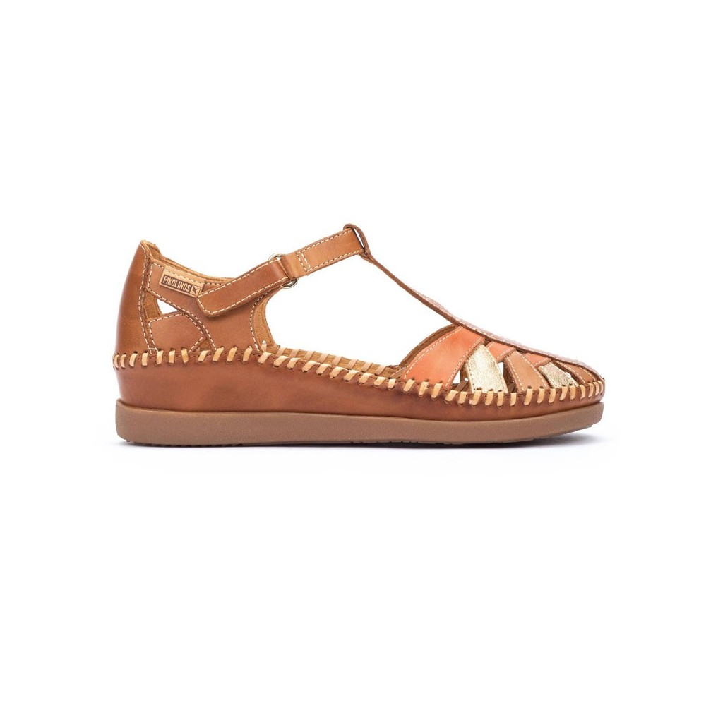 Sandalias Planas Mujer Pikolinos W8K-0705 Cuero