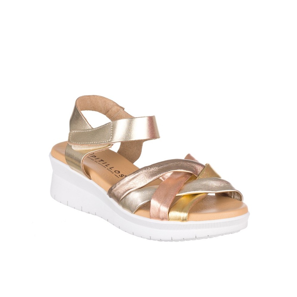 Cuñas Mujer Pitillos 5540 Oro