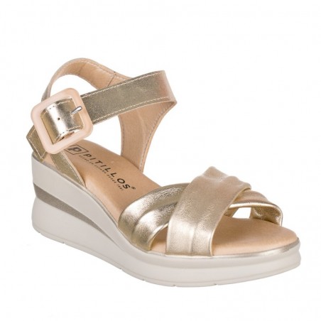 Cuñas Mujer Pitillos 5610 Oro