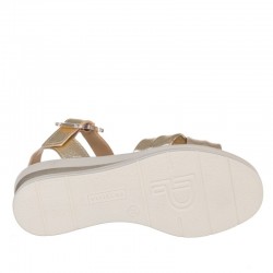Cuñas Mujer Pitillos 5610 Oro