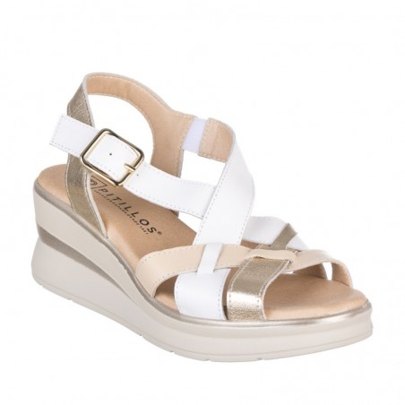 Cuñas Mujer Pitillos 5614 Blanco