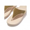 Sandalias Planas Mujer Fitflop Lulu Opul Toe-Post Oro