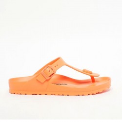 Sandalias Planas Mujer Birkenstock Gizeh Eva Naranja