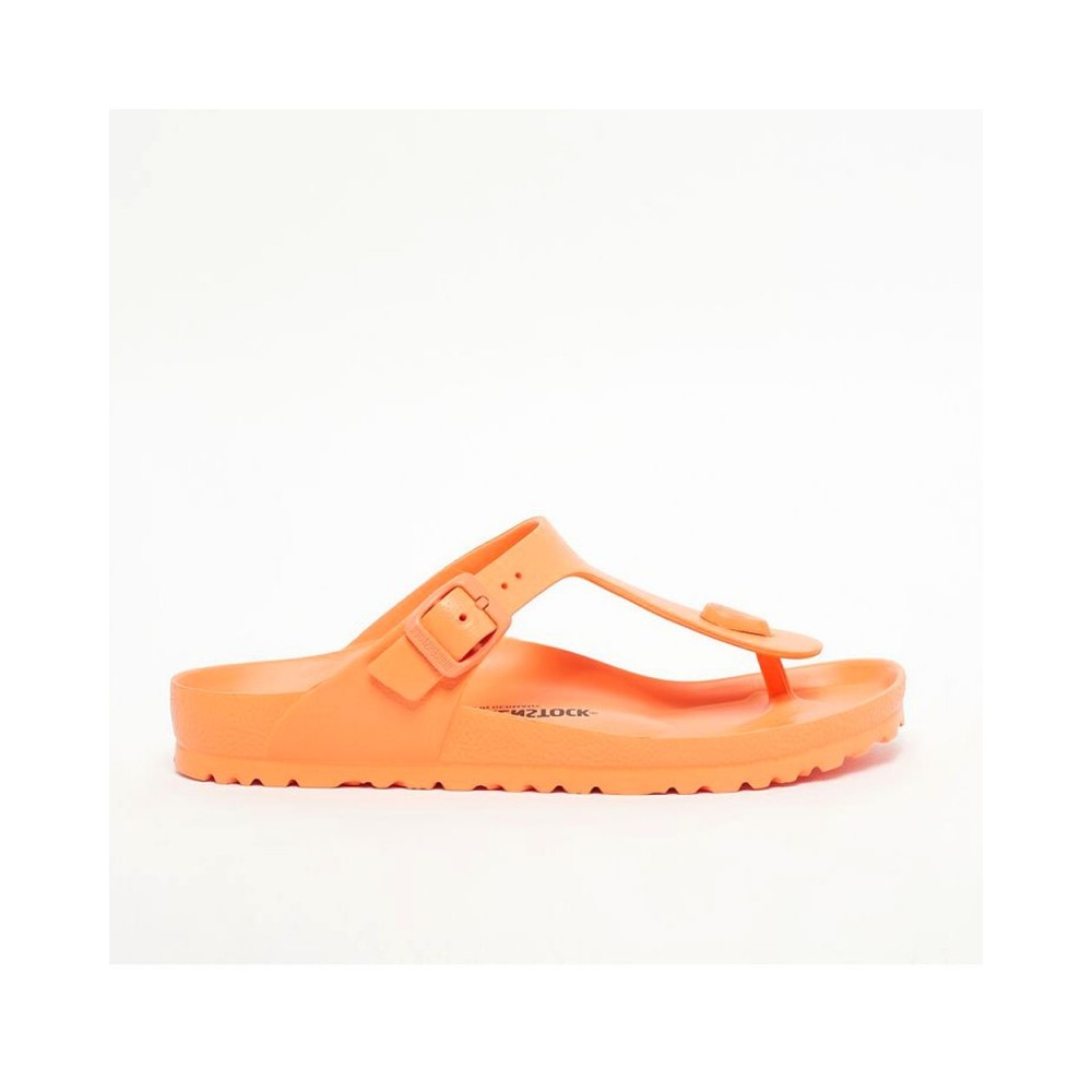 Sandalias Planas Mujer Birkenstock Gizeh Eva Naranja
